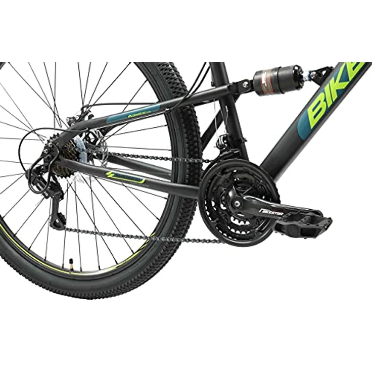 BIKESTAR Fully Mountainbike Shimano 21 Gang Schaltung, Scheibenbremse 29 Zoll Reifen | 19 Zoll Rahmen MTB Vollgefedert | Schwarz – Bild 5