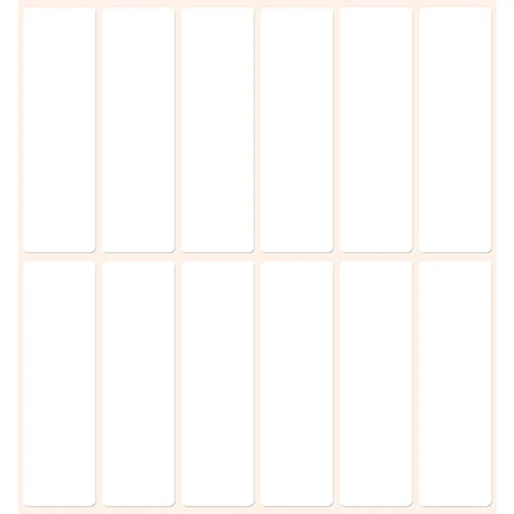 Avery Zweckform 3340 Haushaltsetiketten selbstklebend (62 x 19 mm, 396 Aufkleber auf 33 Bogen, Vielzweck-Etiketten für Haushalt, Schule und Büro zum Beschriften und Kennzeichnen) blanko, weiß – Bild 2