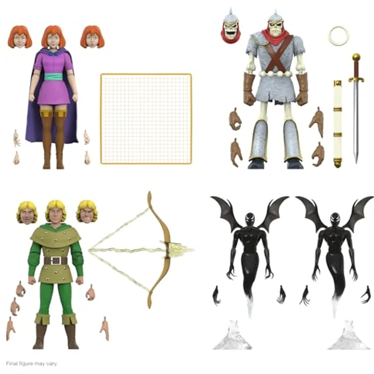 Super7 Dungeons & Dragons Ultimates Actionfigur Sheila The Thief, 18 cm, voll beweglich mit Zubehör und Austauschteilen – Bild 4