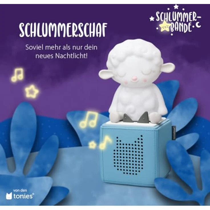 Tonies Nachtlicht Tonie Schlummerschaf - Hörfigur mit beruhigender Musik und warmem Licht – Bild 3