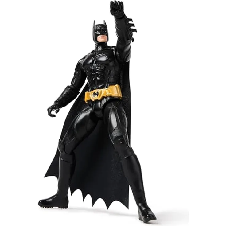 DC Comics The Dark Knight - Batman Actionfigur, 30 cm mit authentischem Stoffumhang und 11 Bewegungspunkten, für Sammler und Kinder ab 3 Jahren