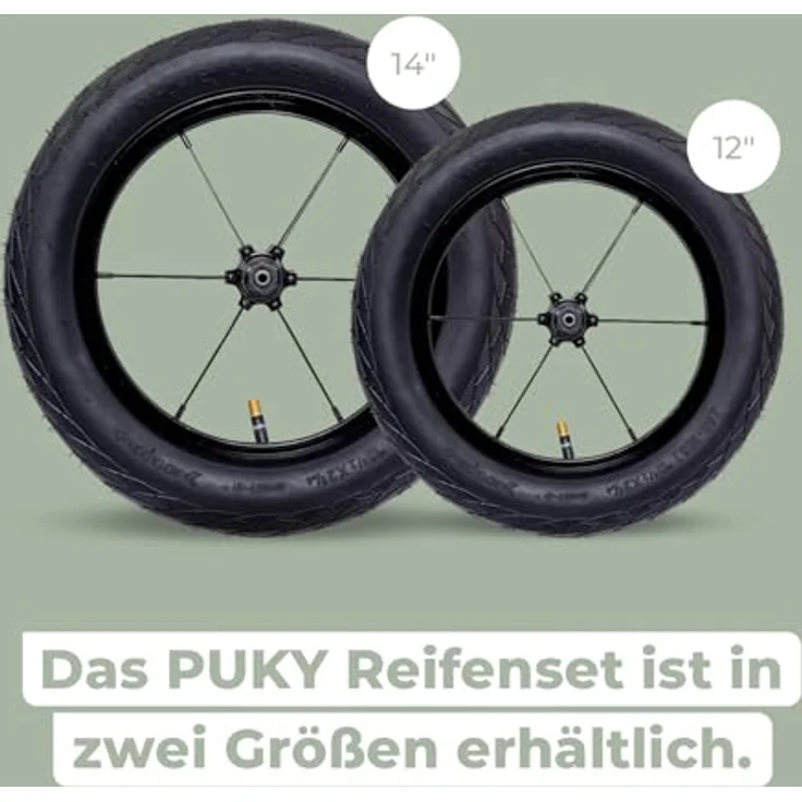 Magni PUKY NEXT Räder Upgrade Set, Umbaukit von 12" auf 14" Laufradgröße mit FlipChip-System – Bild 4