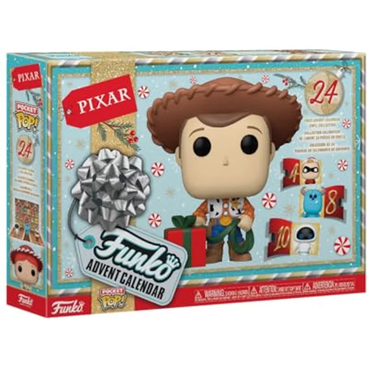 Funko Advent Calendar: Pixar 2024 - 24 Tage der Überraschung - Vinyl-Minifiguren - Mystery Box - Weihnachtsgeschenk für Mädchen und Jungen - Preisvergleich – Bild 1