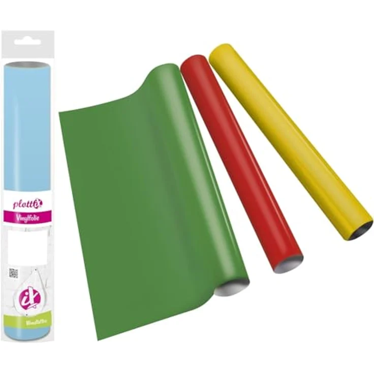 plottiX Wandtattoo-Folie blau, selbstklebend und wiederablösbar, 31,5 cm x 1,0 m – Bild 2