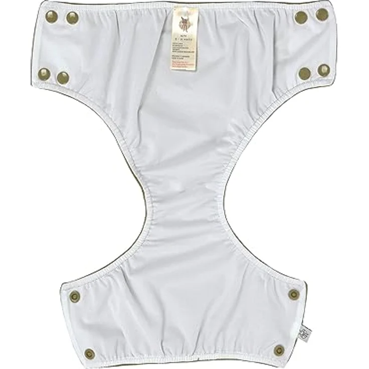 LÄSSIG Baby Kinder Schwimmwindel Badewindel mit Druckknöpfen/Snap Swim Diaper Moss, 03-06 Monate, Größe: 62/68 – Bild 5