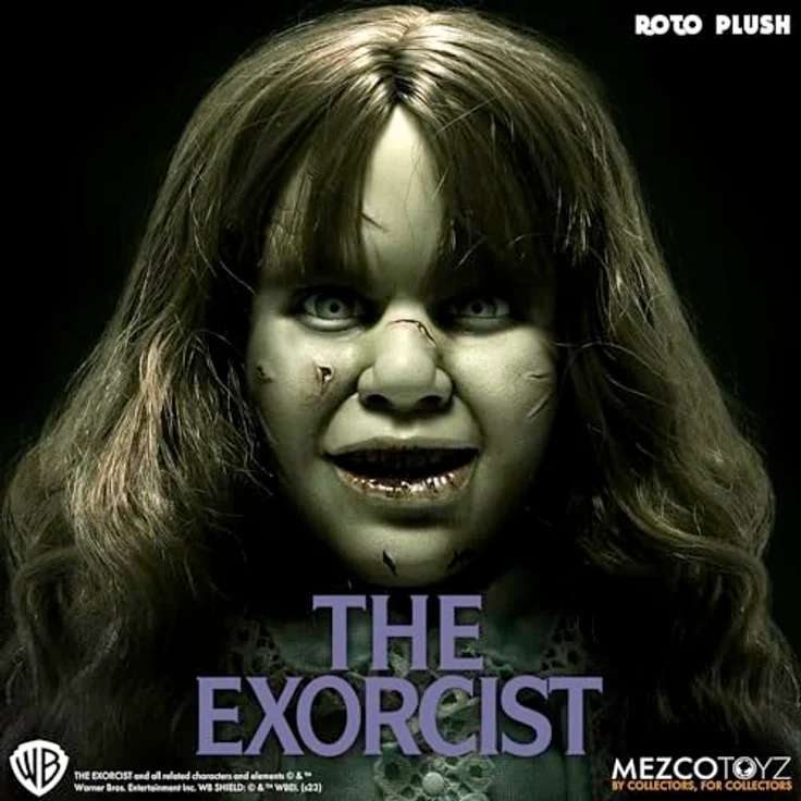 Mezco Toys Regan Figur The Exorcist MDS Roto Plush, 45 cm Sammlerstück im kuscheligen Design – Bild 5