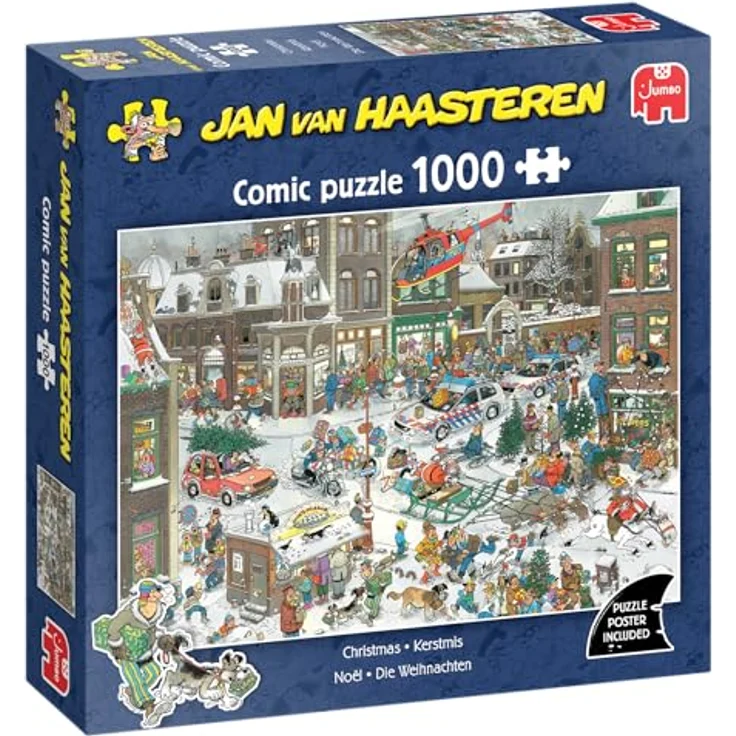 Jan van Haasteren Weihnachten 1000 Teile Puzzle für Erwachsene, umweltfreundlich aus recyceltem Karton – Bild 1