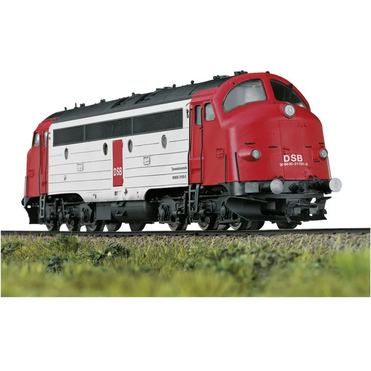 TRIX H0 T22788 Diesellokomotive MY, NOHAB-Mehrzweckmaschine in weißer und roter Farbgebung