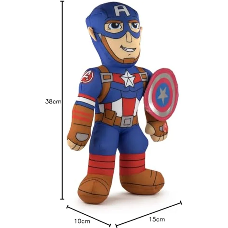 AVENGERS Avengers Merica Plüschtier 38 cm mit Captan Sound, Kuscheltier – Bild 5