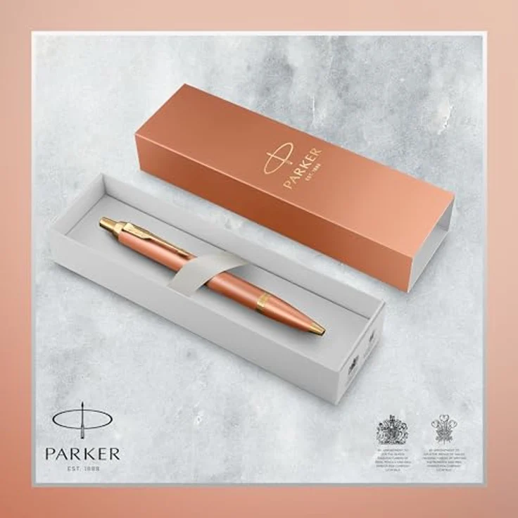 Parker Pen IM Writing Rituals Orange GT, Kugelschreiber mit geschmeidiger Tintenabgabe, orange – Bild 6