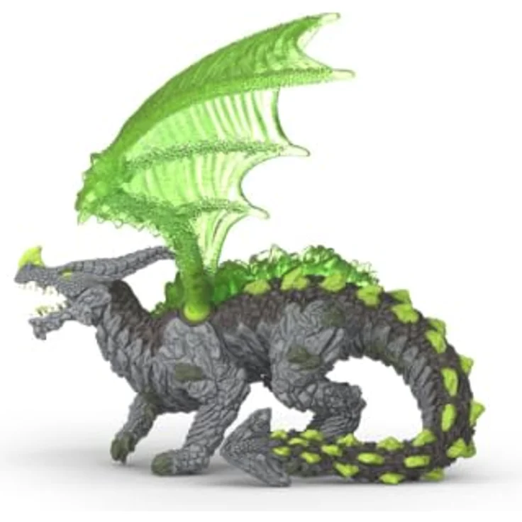 Schleich Rock Dragon, Spielfigur mit beweglichen Flügeln, 28 x 17 x 13 cm, Eldrador Creatures – Bild 3