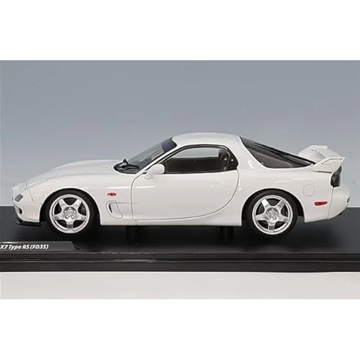 Solido 1:18 Mazda RX7 FD3RS, detailgetreues Die-cast Modellauto in schneeweiss mit Kunststoffsockel – Bild 2