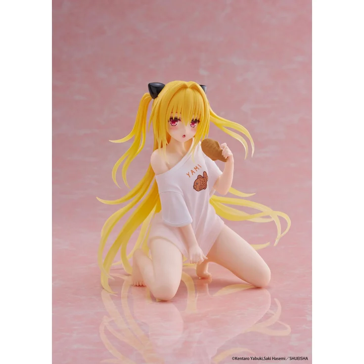 Taito To Love-Ru Darkness PVC Statue, Cute Figure Golden Darkness Roomwear Ver., 13 cm