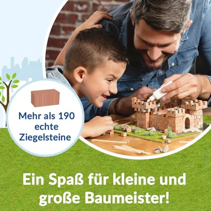 Trefl Brick Trick - XL - Feuerwache, Baukasten mit echten Ziegeln und Holz, umweltfreundliche Materialien – Bild 5