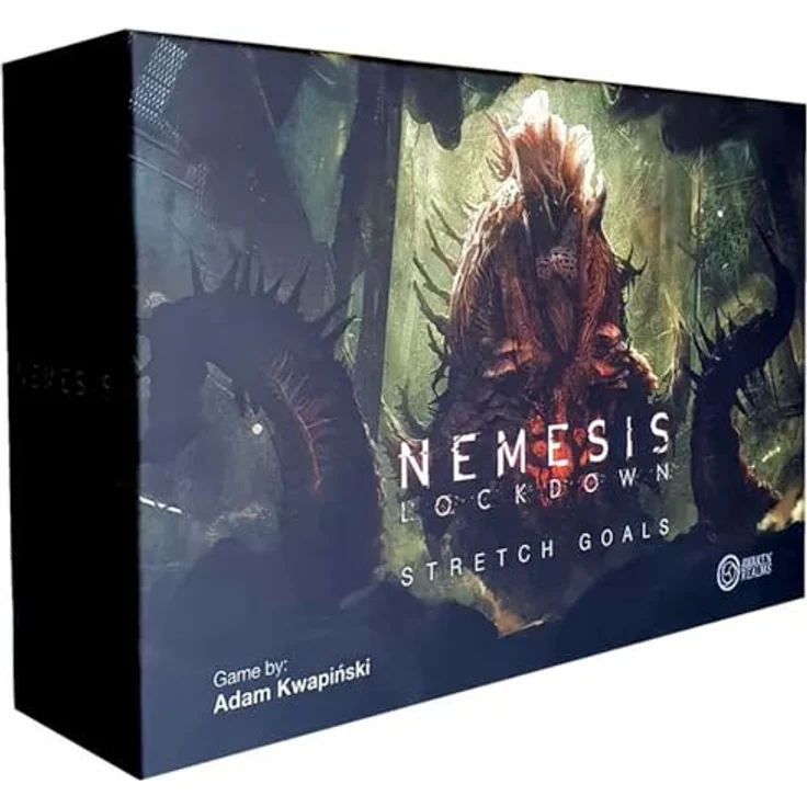 Awaken Realms Nemesis Lockdown Stretch Goals, Erweiterung mit 20 detaillierten Chytrid-Figuren, 15 Sporenmarkern und Charakterpaketen – Bild 1