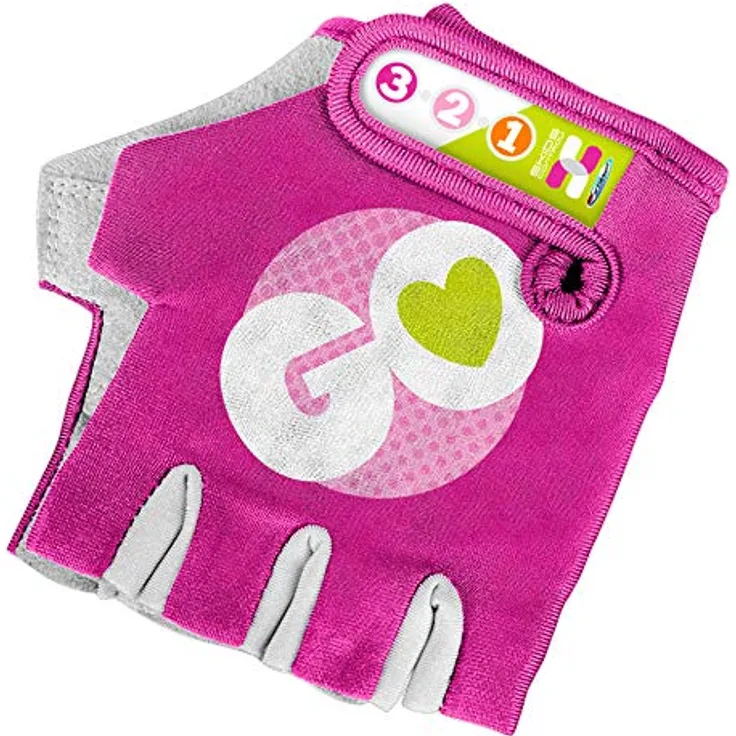 Stamp STAMP HANDSCHUHE SKIDS CONTROL Girl, verzierte Fäustlinge mit Klettverschluss, gepolsterte Handfläche, eine Größe (2-6 Jahre)