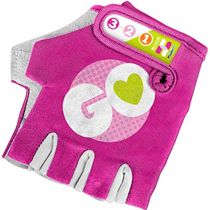 Stamp STAMP HANDSCHUHE SKIDS CONTROL Girl, verzierte Fäustlinge mit Klettverschluss, gepolsterte Handfläche, eine Größe (2-6 Jahre) – Bild 1