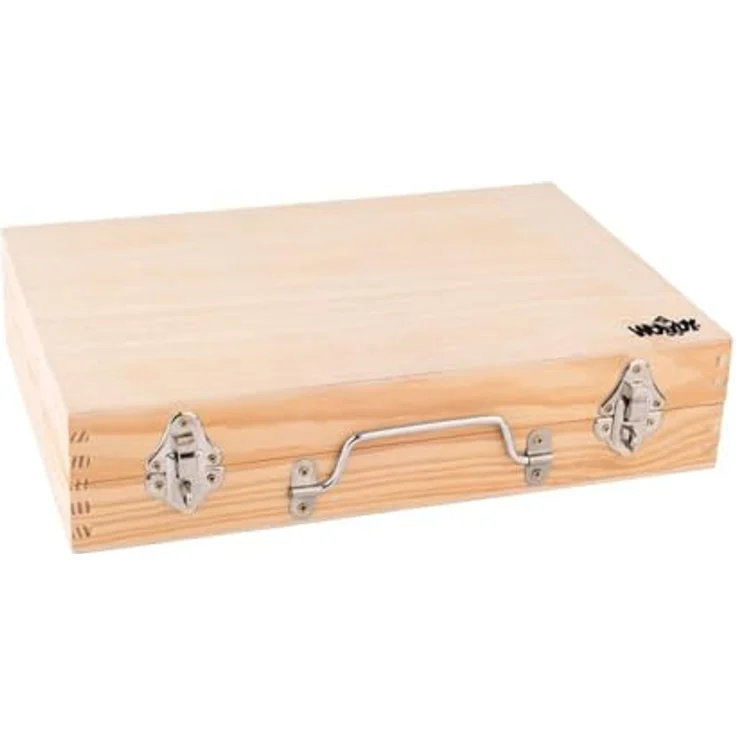 Woodyland Spielwerkzeugkoffer 91800, 16-tlg. Holz/Metall-Mix mit Tragegriff und realistisch aussehenden Spielzeugen für kleine Handwerker, geeignet ab 5 Jahren – Bild 2
