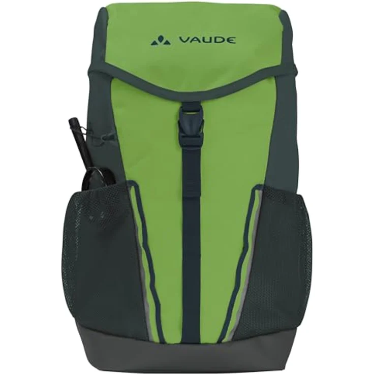 Vaude Puck 10, Kinderrucksack für den Kindergarten, 38 cm, schwarz, 100% Polyester, kompakt und leicht – Bild 2