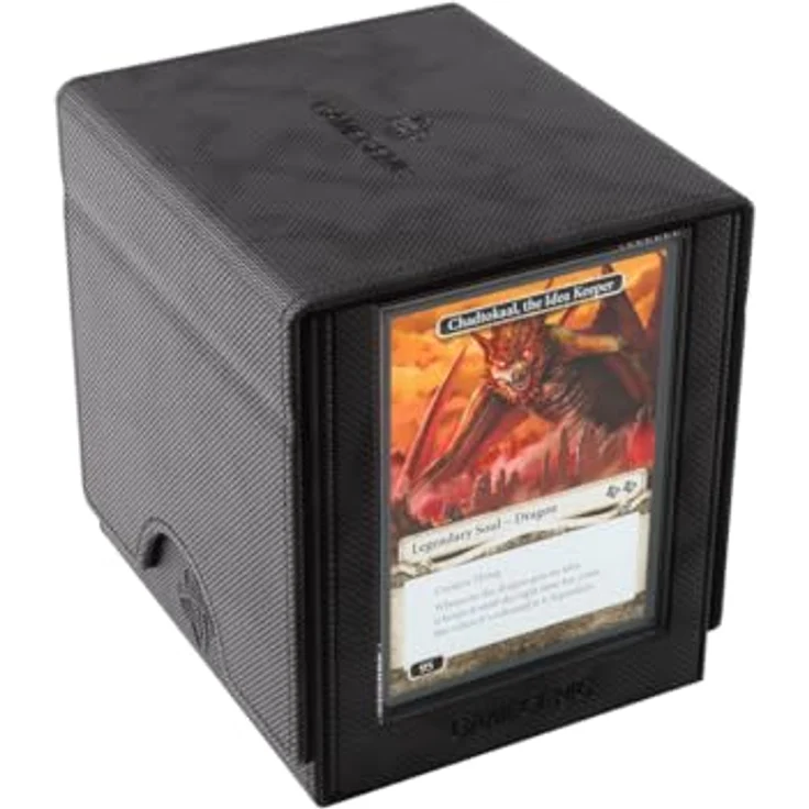 Gamegenic Sidekick PRO 100+ XL, Kartenaufbewahrung für TCGs, schwarz, mit extra Schublade und UV-Schutz – Bild 2
