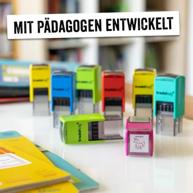 trodat edy® Motivstempel Lama, 2,0 x 2,0 cm, Abdruckfarbe grün, 1 St. – Bild 4