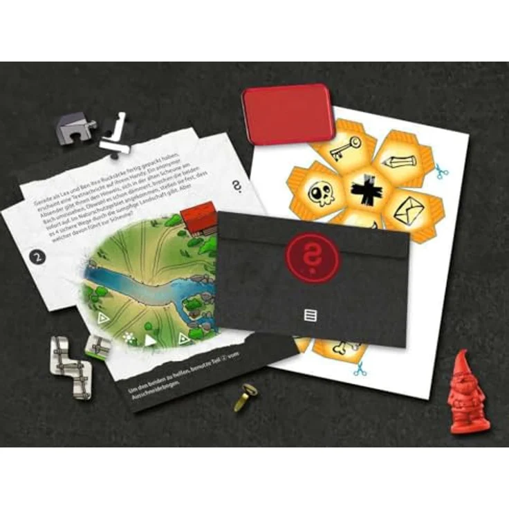 Ravensburger Mystery Challenge Detektive, 24 Rätsel für EXIT-Begeisterte ab 8 Jahren, Spielsprache Deutsch, inklusive Bastelelementen und Tipps – Bild 5