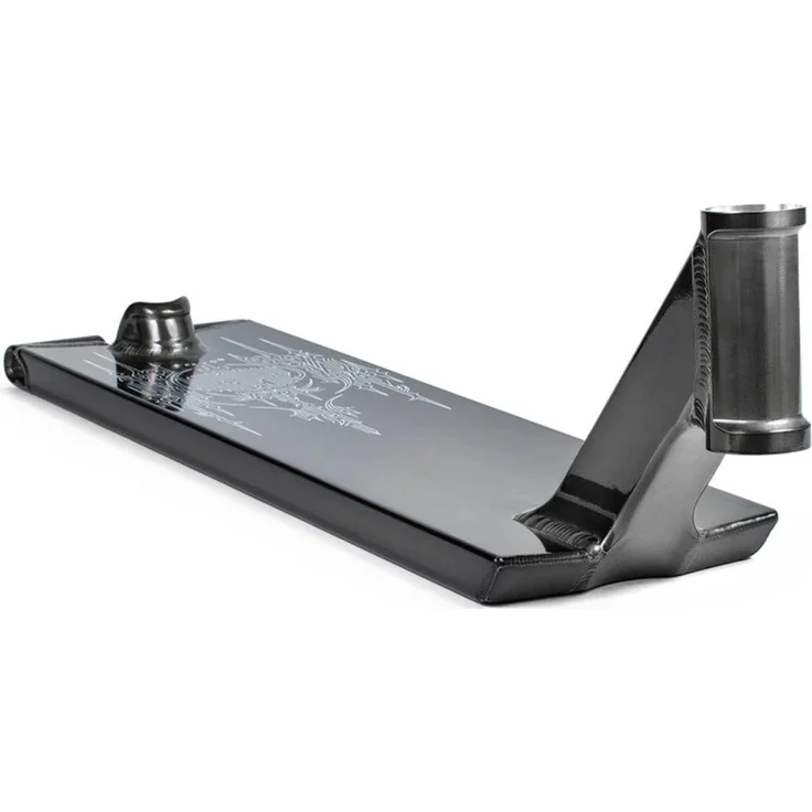 Tilt Selects Gagliano Street Deck 6.5", hochwertiges Stunt Scooter Deck aus 6061-T6 Aluminium, transparent schwarz