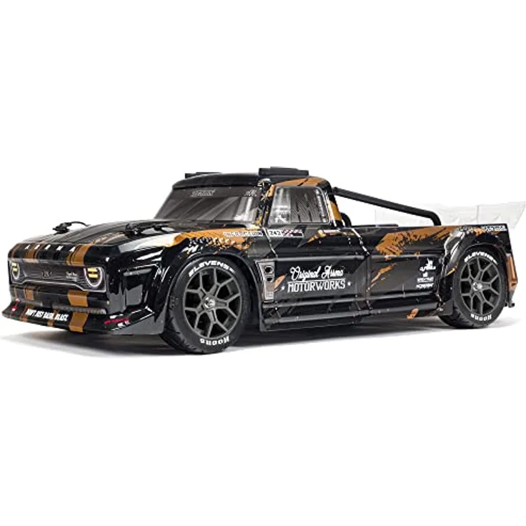 1/8 Infraction 4X4 3S BLX 4WD All-Road Street Bash Resto-Mod Truck RTR, Gold