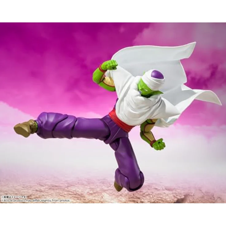 TAMASHII NATIONS Dragon Ball DAIMA Piccolo S.H.Figuarts Actionfigur mit Austauschhänden, Köpfen und Umhang – Bild 5