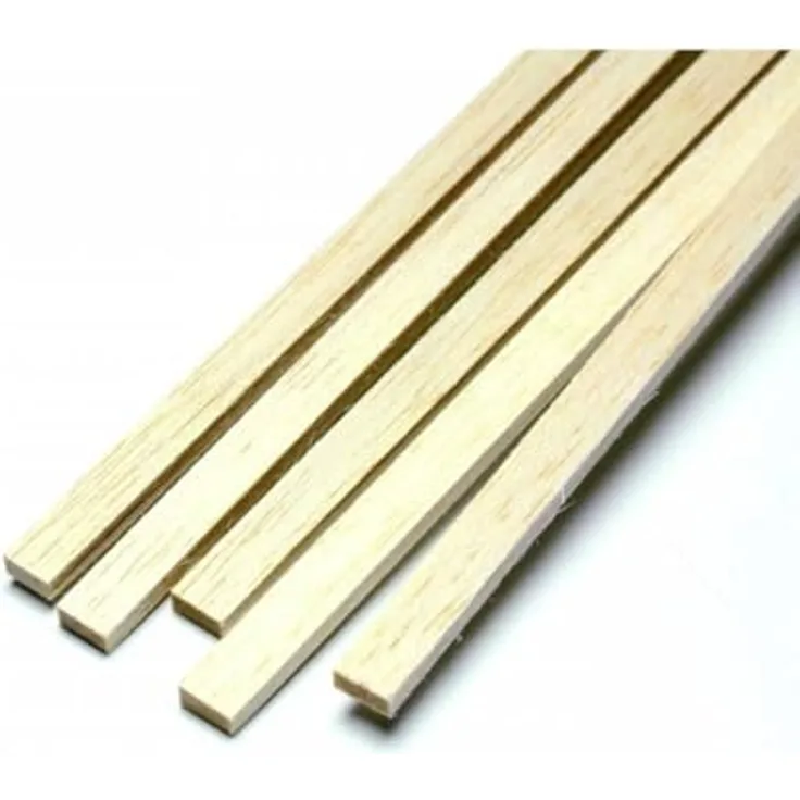 Pichler Balsa-Leiste 1000 x 15 x 15mm, langlebig und robust, 5 Stück