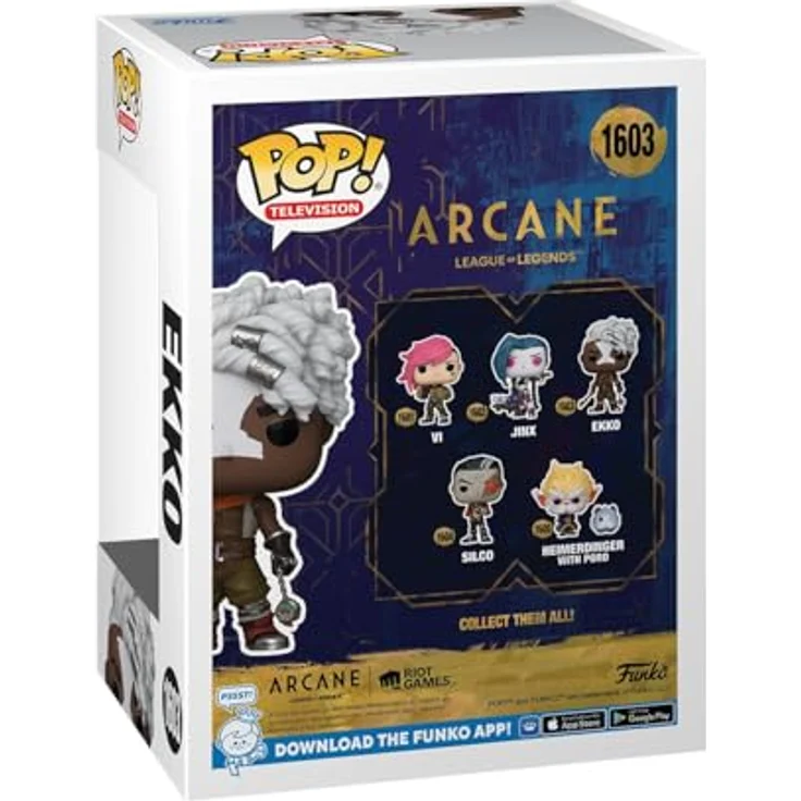 Funko Pop! TV: Arcane LOL - Ekko, Vinyl-Sammelfigur, 9,5 cm, robustes Vinyl, ideales Geschenk für Arcane-Fans – Bild 3