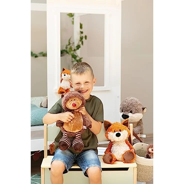 NICI 49151 Kuscheltier Fuchs Fridalie 25cm orange schlenkernd-Nachhaltiges Stofftier aus weichem Plüsch, niedliches Plüschtier zum Kuscheln und Spielen, für Kinder & Erwachsene, tolle Geschenkidee – Bild 2