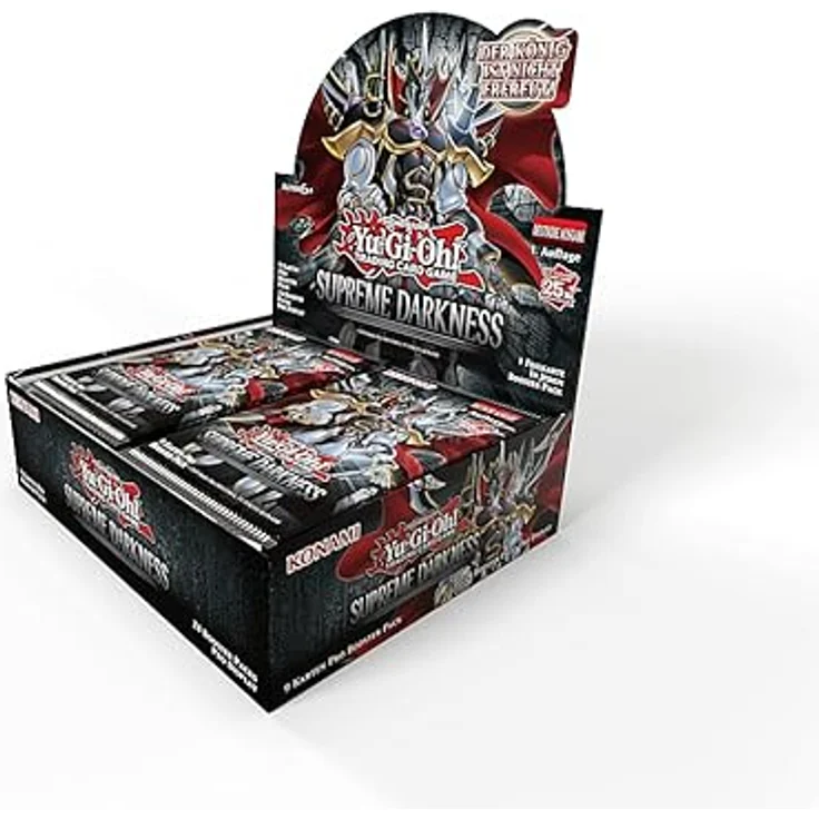 Yu-Gi-Oh! TRADING CARD GAME Supreme Darkness Display – 1. Auflage – Deutsche Ausgabe, Sammelkarten mit brandneuen „bösen HELDEN“-Monstern und Fokus auf Synchrobeschwörungen – Bild 2