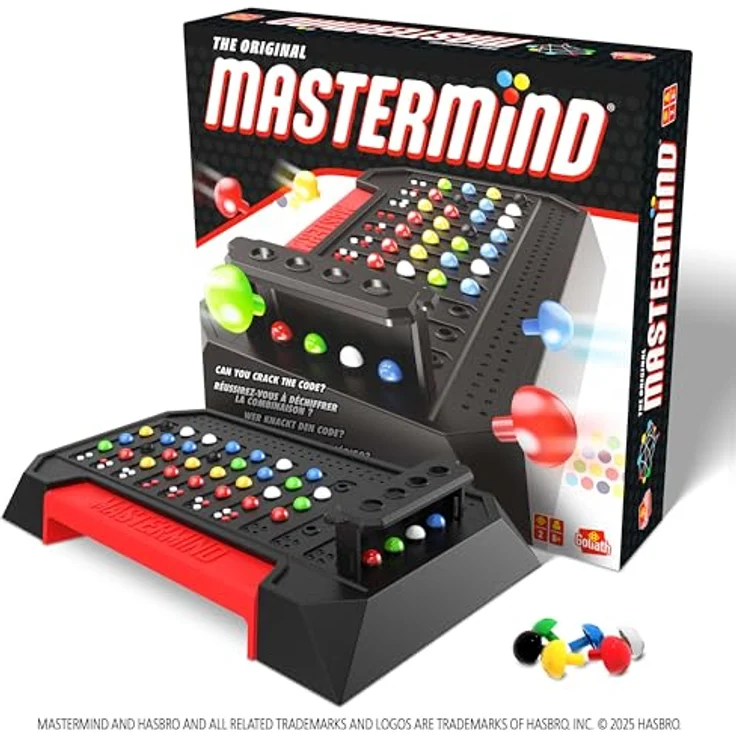 Goliath Mastermind The Original Classic, Strategisches 2-Spieler Brettspiel mit 108 Stiften in 6 Farben, für Kinder und Erwachsene ab 8 Jahren – Bild 2