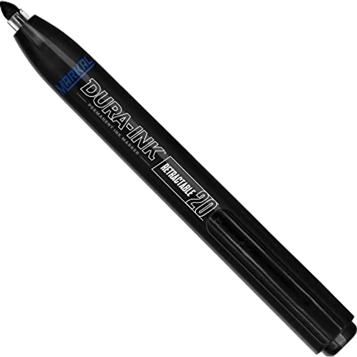 Markal – Stift einziehbar Schwarz Tinte (Box 12 Stück)