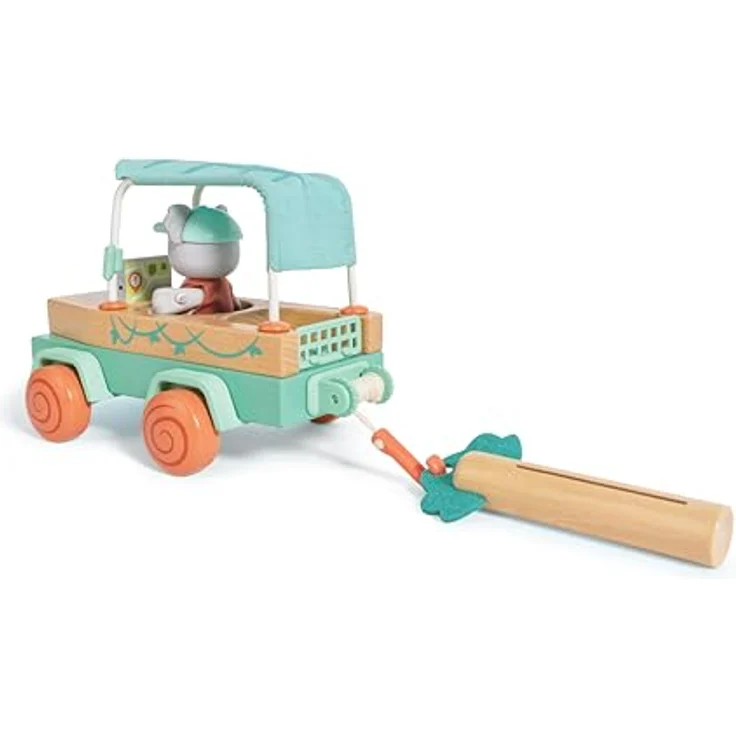 Hape Offroad-Solarauto, Spielzeug-Auto mit Koala-Figur und Solar-Ladegerät, umweltfreundlich – Bild 7