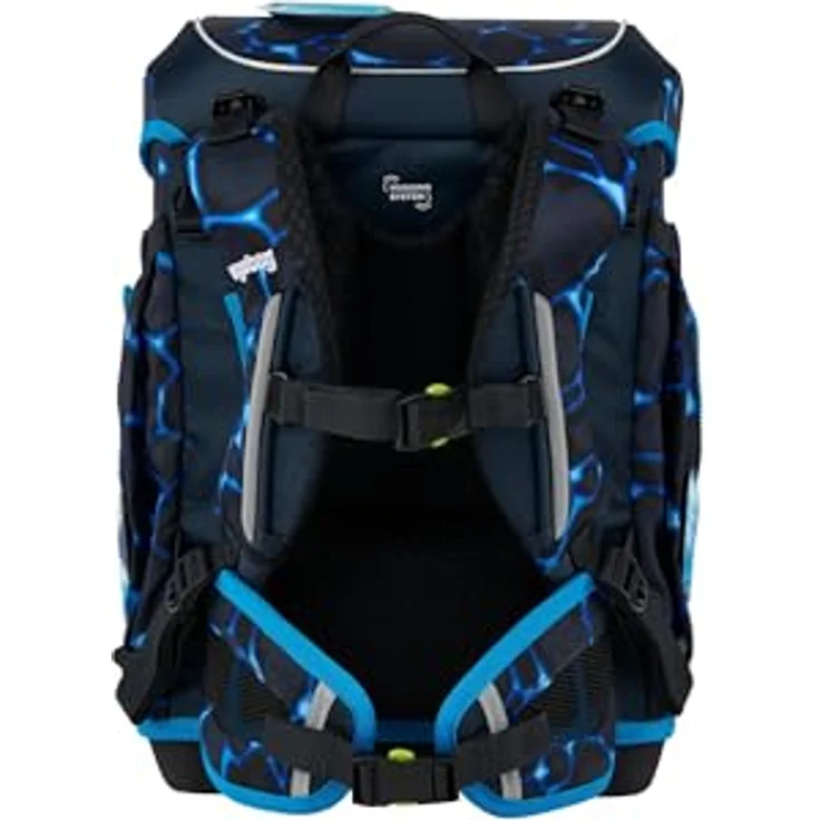 ergobag cubo Light Set, ergonomischer Schulranzen, extra leicht mit Hüftgurt, 6-teilig, 860 g, inkl. Turnbeutel und Kletties, aus 100% recycelten Materialien – Bild 5