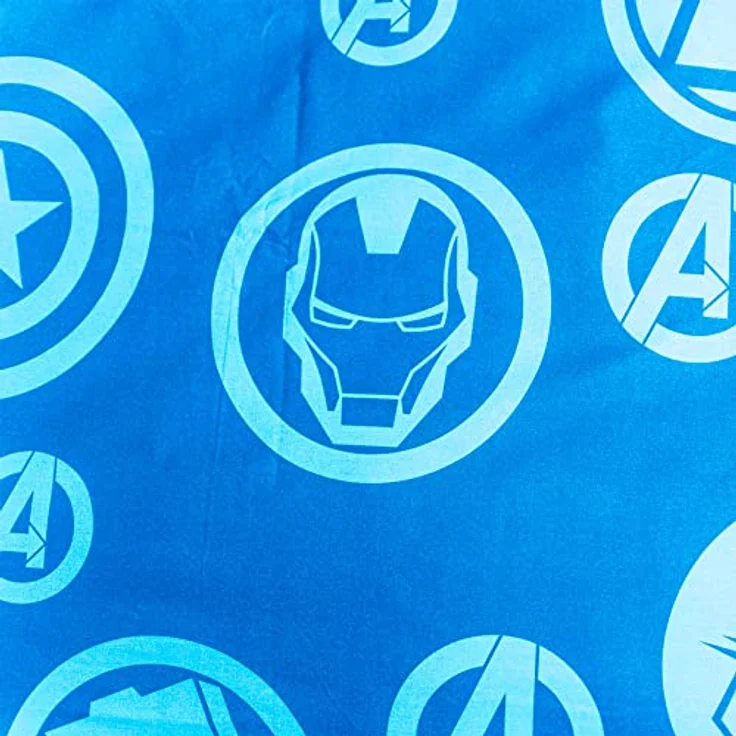 Jerry Fabrics Marvel Avengers Bedding Set Duvet Cover 140 x 200 cm and one Pillowcase 70 x 90 cm, 100% Cotton, Breathable and Hypoallergenic, Heroic Age Design, Multi-colored – Bild 5