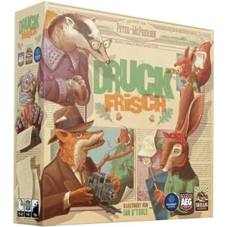 Skellig Games Druckfrisch, Brettspiel für Familien mit abwechslungsreichen Spielideen – Bild 2