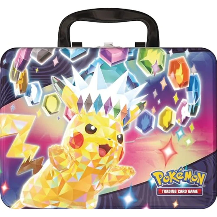 Pokémon Sammelkartenspiel Sammelkoffer, Mehrfarbig - Inklusive holografischer Karten, Münze und Mini-Kartenalbum – Bild 2