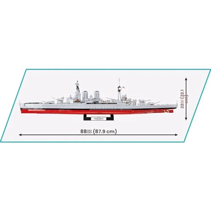 2620 PCS HC WWII HMS HOOD COBI – Bild 4