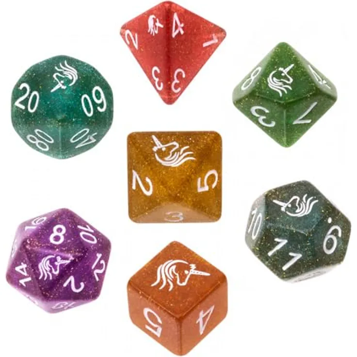 Knochen-Set REBEL RPG - Acryl - Einhörner