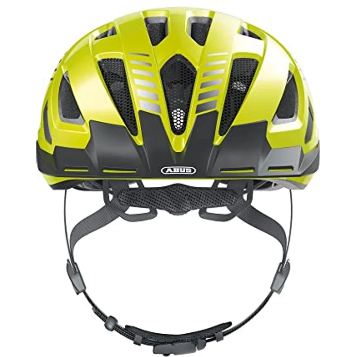 ABUS Stadthelm Urban-I 3.0 MIPS - Fahrradhelm mit Rücklicht, Schirm und Magnetverschluss für den Stadtverkehr - für Damen und Herren - Gelb Glänzend, S – Bild 2