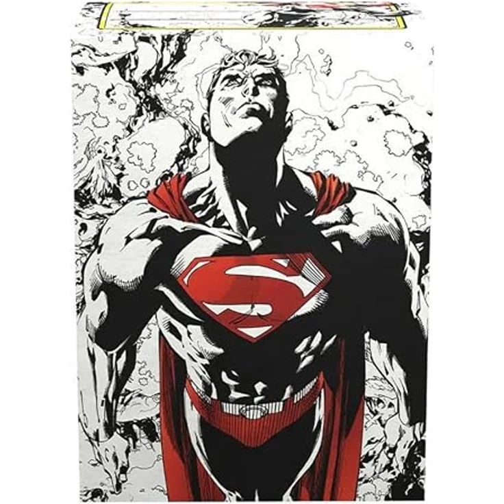 Dragon Shield: Dual Art – Superman Core, Standard Size Sleeves in Rot/Weiß, 100er Pack – Bild 2