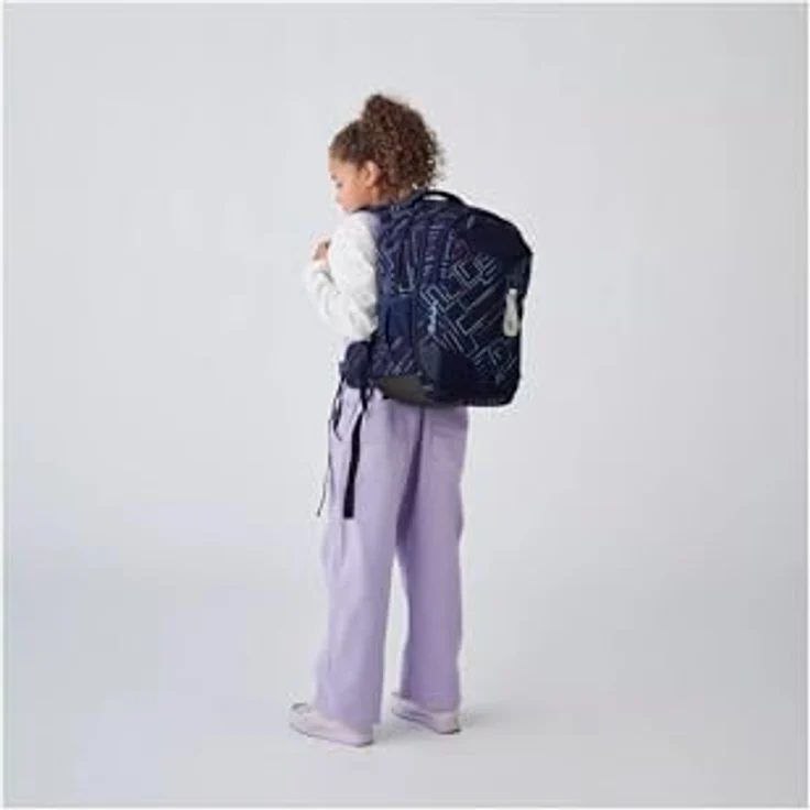 Satch Schulrucksack Match, Polyester, größenverstellbar mit Innenfächern und reflektierenden Streifen – Bild 9