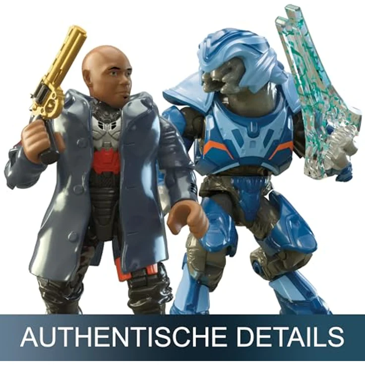 MEGA Halo Abtrünnige Banshee, Zusammenbaubares Flugzeug mit beweglichen Flügeln, 2 Sammelfiguren und 205 Bausteinen, für Kinder ab 13 Jahren, HNC56 – Bild 2