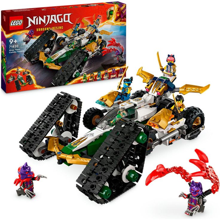 LEGO® Konstruktionsspielsteine Kombi-Raupe des Ninja-Teams (71820), LEGO Ninjago, (576 St), Made in Europe