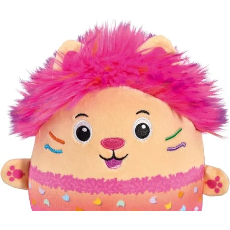Schmidt Spiele Plüschfigur Gabby's Dollhouse, Celebration Marty, Squishy-Plüsch, 17 cm, Partykatze zum Kuscheln – Bild 7