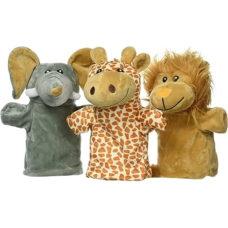 Goki 'Wilde Tiere' Handpuppen, 1 Stück, zufällige Auswahl – Bild 2