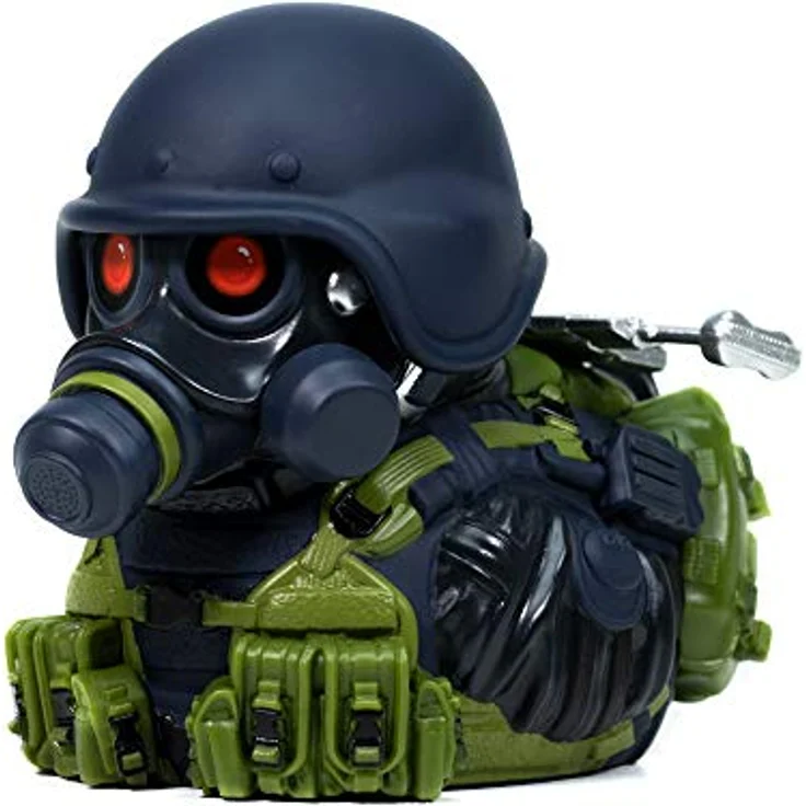 TUBBZ Box-Ausgabe HUNK Sammler-Vinyl-Gummiente Figur - Resident Evil Merchandise, 9 cm groß – Bild 1